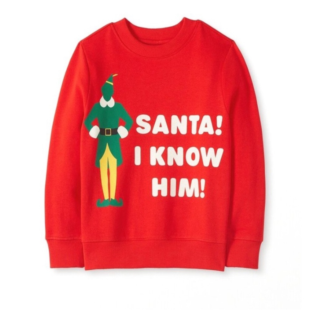 Hanna Andersson x Buddy the Elf Holiday Sweatshirt (very good condition)